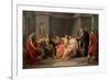 Virgil Reading The Aeneid To Augustus And Octavia-Jean-Baptiste Wicar-Framed Premium Giclee Print
