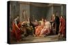 Virgil Reading The Aeneid To Augustus And Octavia-Jean-Baptiste Wicar-Stretched Canvas