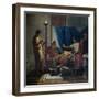 Virgil Reading the Aeneid to Livia, Octavia and Augustus, circa 1812-Jean-Auguste-Dominique Ingres-Framed Giclee Print