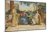 Virgil Visiting Gaius Maecenas-null-Mounted Giclee Print