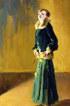 La Dama in Verde-Virgilio Constantini-Mounted Giclee Print