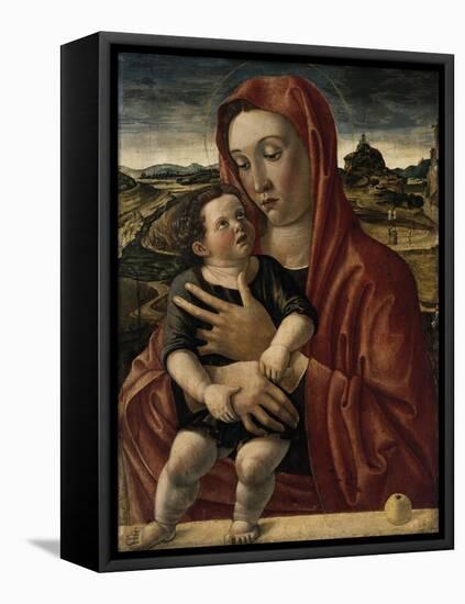 Virgin and Child, 1465-Giovanni Bellini-Framed Stretched Canvas