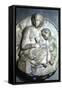 Virgin and Child, 1504-1505-Michelangelo Buonarroti-Framed Stretched Canvas
