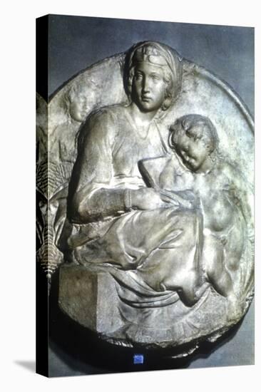 Virgin and Child, 1504-1505-Michelangelo Buonarroti-Stretched Canvas