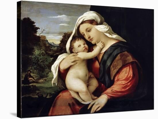 Virgin and Child, 1515-1516-Jacopo Palma-Stretched Canvas