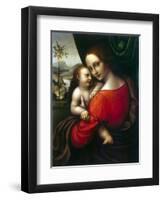 Virgin and Child, 1520S-Giampietrino-Framed Giclee Print