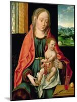 Virgin and Child, 1530 (Panel)-Joos van Cleve-Mounted Giclee Print