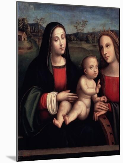 Virgin and Child, 15th or Early 16th Century-Francesco Francia-Mounted Giclee Print