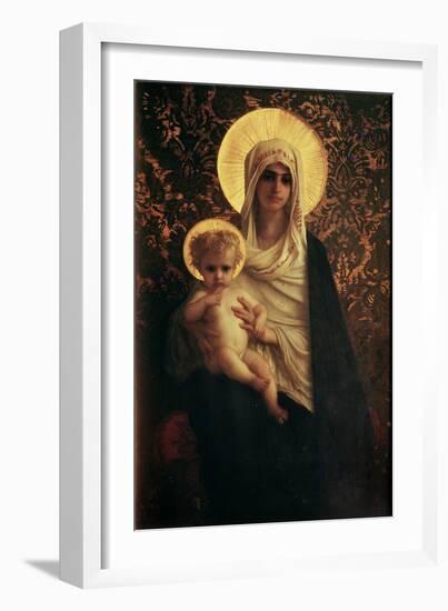 Virgin and Child, 1872-Ernest Antoine Hebert-Framed Giclee Print