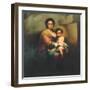 Virgin and child, 18th century-Bartolome Esteban Murillo-Framed Giclee Print