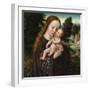 Virgin and Child - Ambrosius Benson (1495-1550). Oil on Wood. Dimension : 14,5X14,5 Cm. Private Col-Ambrosius Benson-Framed Giclee Print