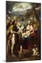 Virgin and Child and the Mystery of the Passion (Oil on Canvas)-Giambattista Tinti-Mounted Giclee Print