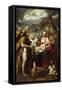 Virgin and Child and the Mystery of the Passion (Oil on Canvas)-Giambattista Tinti-Framed Stretched Canvas