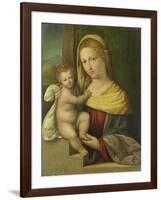 Virgin and Child, Benvenuto Tisi Da Garofalo-Benvenuto Tisi Da Garofalo-Framed Art Print