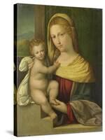 Virgin and Child, Benvenuto Tisi Da Garofalo-Benvenuto Tisi Da Garofalo-Stretched Canvas