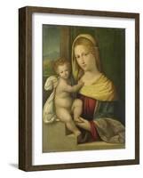 Virgin and Child, Benvenuto Tisi Da Garofalo-Benvenuto Tisi Da Garofalo-Framed Art Print