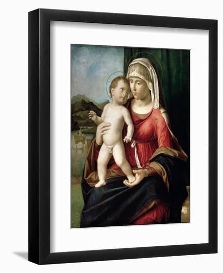 Virgin and Child, Between 1496 and 1499-Giovanni Battista Cima Da Conegliano-Framed Giclee Print