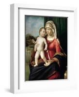 Virgin and Child, Between 1496 and 1499-Giovanni Battista Cima Da Conegliano-Framed Giclee Print