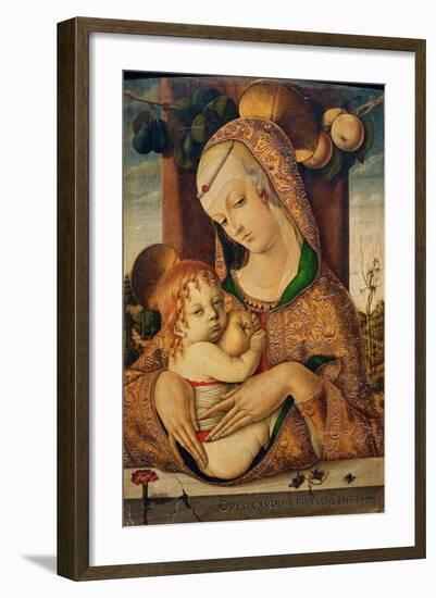 Virgin and Child, C.1480-Carlo Crivelli-Framed Giclee Print