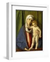 Virgin and Child, C.1488-90-Giovanni Bellini-Framed Giclee Print