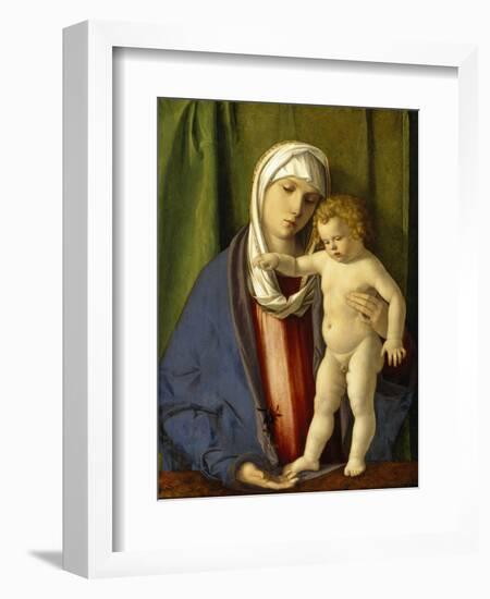 Virgin and Child, C.1488-90-Giovanni Bellini-Framed Giclee Print