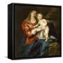 Virgin and Child, C.1630-32 (Oil on Canvas)-Anthony Van Dyck-Framed Stretched Canvas