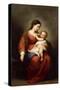 Virgin and Child, c.1670-72-Bartolome Esteban Murillo-Stretched Canvas