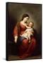 Virgin and Child, c.1670-72-Bartolome Esteban Murillo-Framed Stretched Canvas