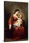 Virgin and Child, c.1670-72-Bartolome Esteban Murillo-Stretched Canvas