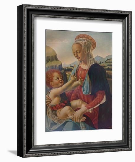 Virgin and Child, c1470, (1911)-Andrea del Verrocchio-Framed Giclee Print