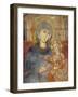 Virgin and Child, Detail from Central Section of Enthroned Madonna with Angels-Magister Consolus-Framed Giclee Print