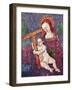 Virgin and Child (Enamel)-French School-Framed Giclee Print