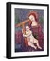 Virgin and Child (Enamel)-French School-Framed Giclee Print