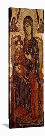 Virgin and Child Enthroned, C1280-null-Stretched Canvas