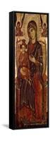Virgin and Child Enthroned, C1280-null-Framed Stretched Canvas
