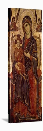 Virgin and Child Enthroned, C1280-null-Stretched Canvas