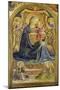 Virgin and Child Enthroned Surrounded by Angels-Fra Angelico-Mounted Giclee Print