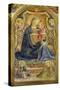 Virgin and Child Enthroned Surrounded by Angels-Fra Angelico-Stretched Canvas