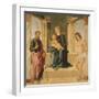 Virgin and Child Enthroned, with St James and St Sebastian-Lorenzo Costa-Framed Giclee Print