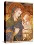 Virgin and Child (Fresco)-Pietro Lorenzetti-Stretched Canvas