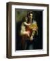 Virgin and Child from Madonna of the Harpies with Saint John Baptist and St Francis C.1517 Detail-Andrea del Sarto-Framed Premium Giclee Print