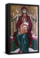 Virgin and Child Icon, 1664-Emmanuel Tzanes-Framed Stretched Canvas