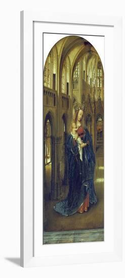 Virgin and Child in a Church-Jan van Eyck-Framed Premium Giclee Print