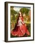 Virgin and Child in a Garden-Master of the Embroidered Foliage-Framed Giclee Print