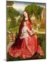 Virgin and Child in a Garden-Master of the Embroidered Foliage-Mounted Giclee Print