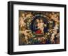 Virgin and Child in a Garland. the Garland by Jan Brueghel D.Ae. (1568-1625), about 1616/17-Peter Paul Rubens-Framed Giclee Print