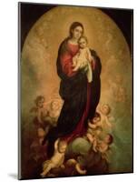 Virgin and Child in Glory, 1673-Bartolome Esteban Murillo-Mounted Giclee Print