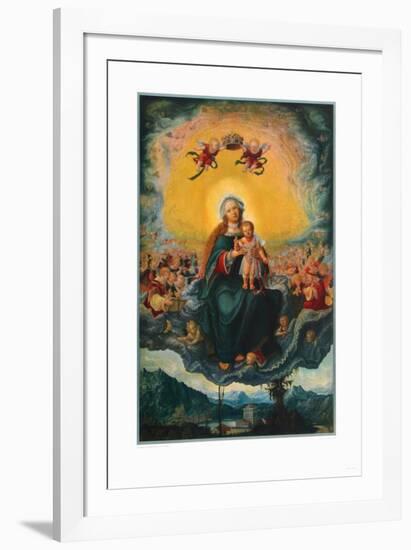 Virgin and Child in the Glory-Albrecht Altdorfer-Framed Collectable Print