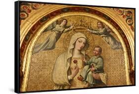Virgin and Child in the Mosque (Mezquita) and Cathedral of Cordoba, Cordoba, Andalucia, Spain-Godong-Framed Stretched Canvas