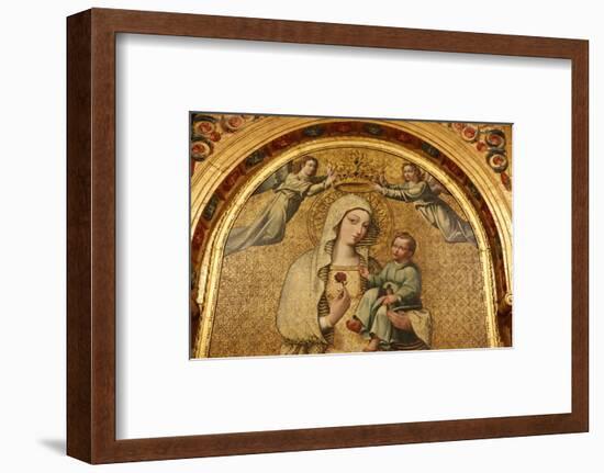 Virgin and Child in the Mosque (Mezquita) and Cathedral of Cordoba, Cordoba, Andalucia, Spain-Godong-Framed Photographic Print